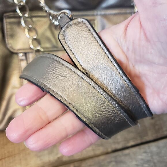 NICOLE MILLER Metallic Shoulder Bag - Picture 12 of 14